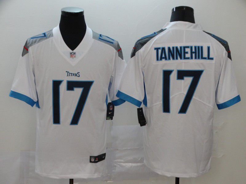 Men Tennessee Titans #17 Tannehill White New Nike Vapor Untouchable Limited NFL Jersey->tennessee titans->NFL Jersey
